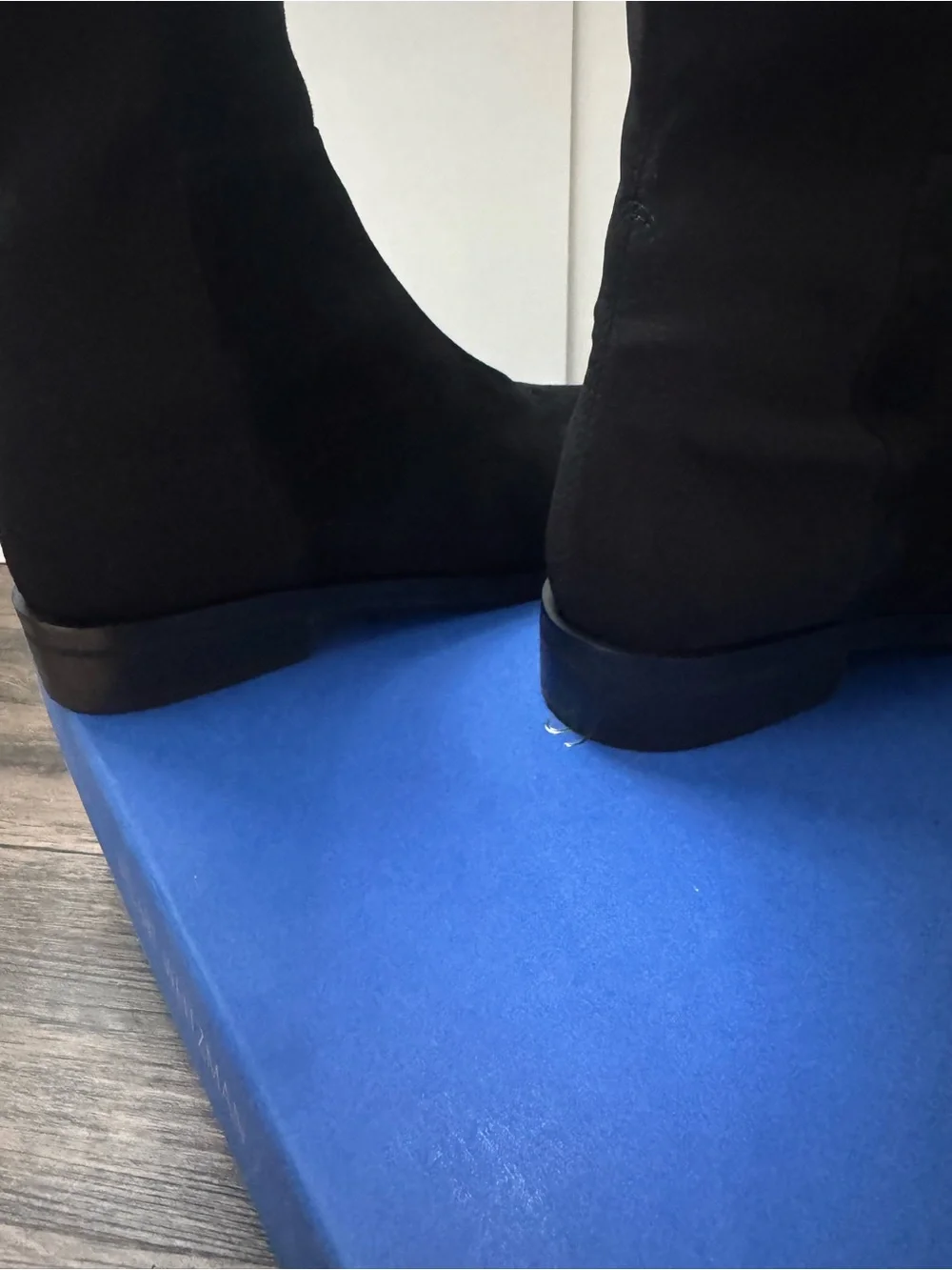 Stuart Weitzman Keelan Black Suede Over-the-knee Boots 7.5